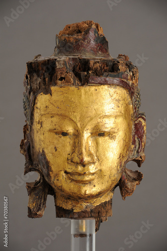 Statue of buddha's head