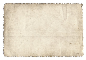 Old photo texture with stains and scratches