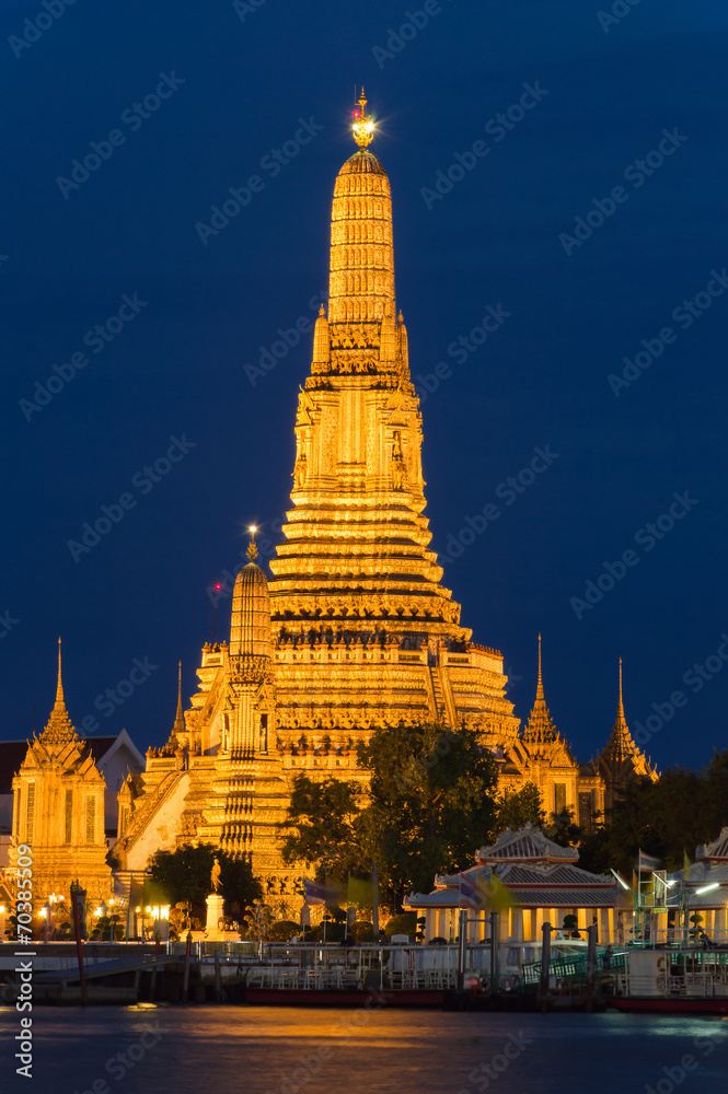 Wat Arun Temple in bangkok thailand