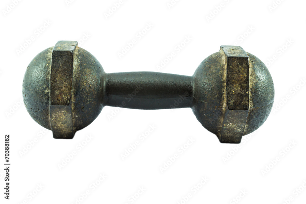 old iron dumbbell old iron dumbbell