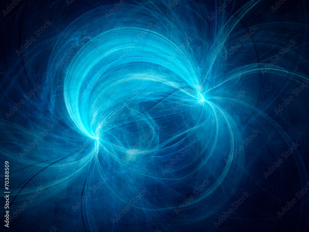 Blue electromagnetic field