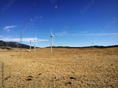 Windräder sorgen für Strom in Andalusien