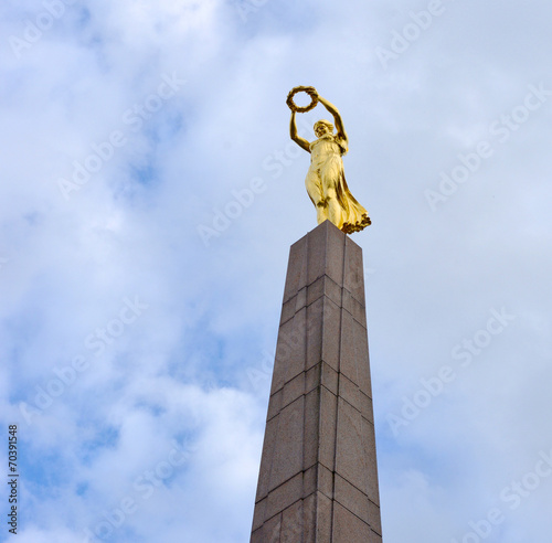 Gelle Fra Monument in Luxemburg photo