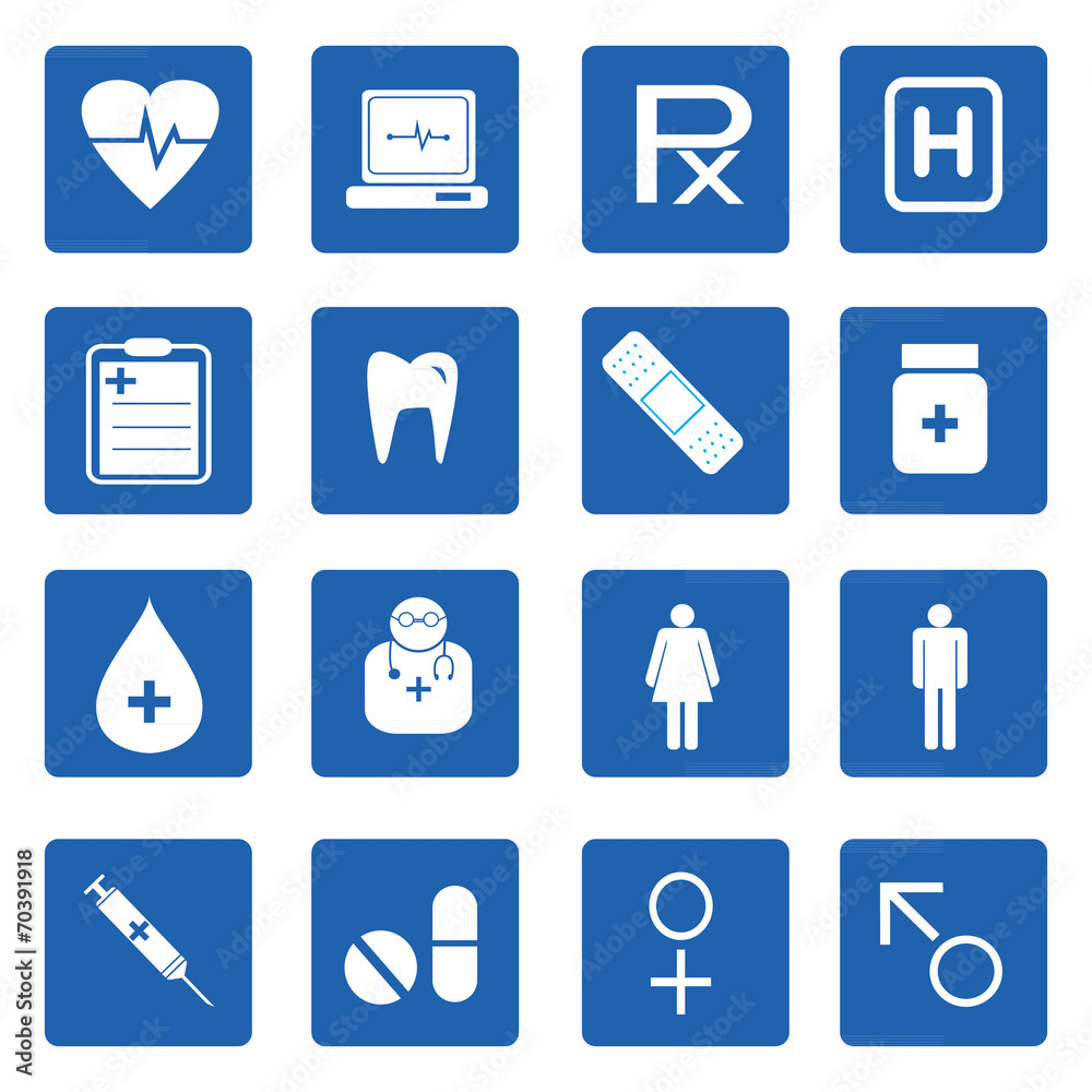 Medical and science icon set Medical and science icon set