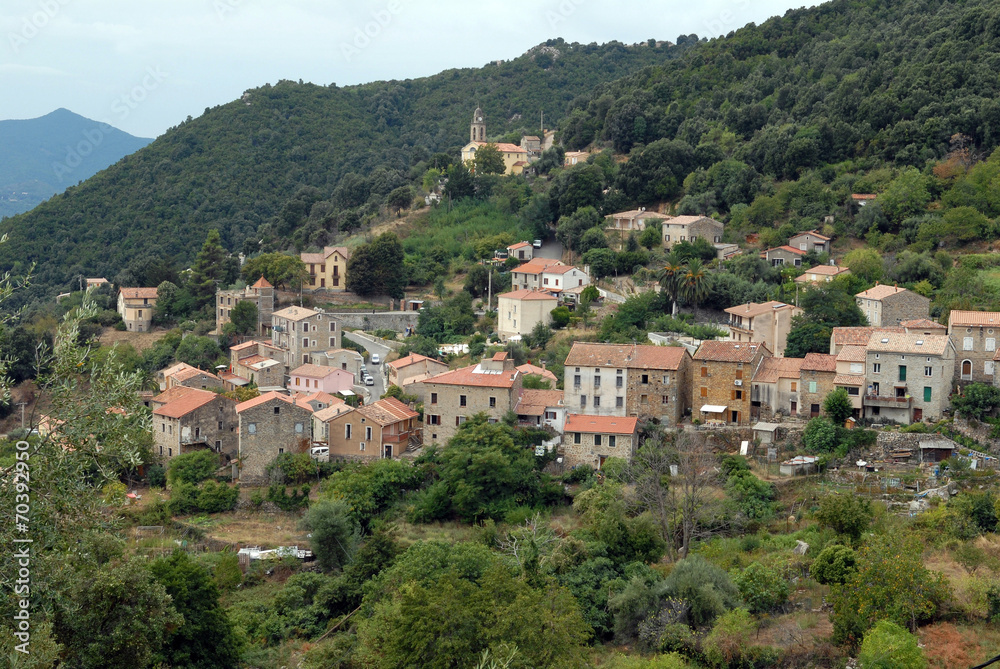 Village d'Ocana en Corse