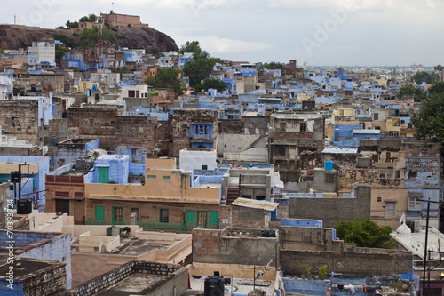 Roofs of Jodhpur, the "blue city" in Rajasthan state in India © Matyas Rehak