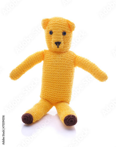 Wool teddy bear - crafts