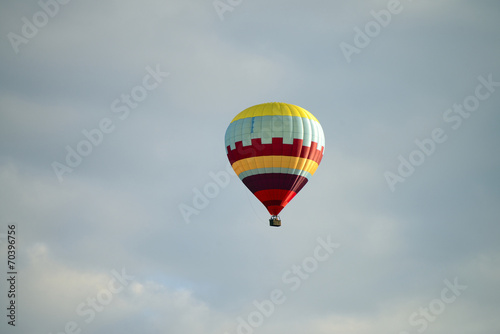 Hot Air Balloon with copy space