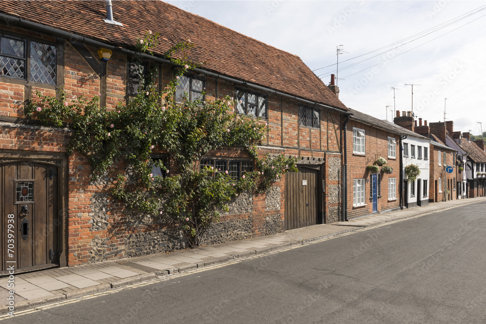medieval houses in Friday street, Henley on Thames
