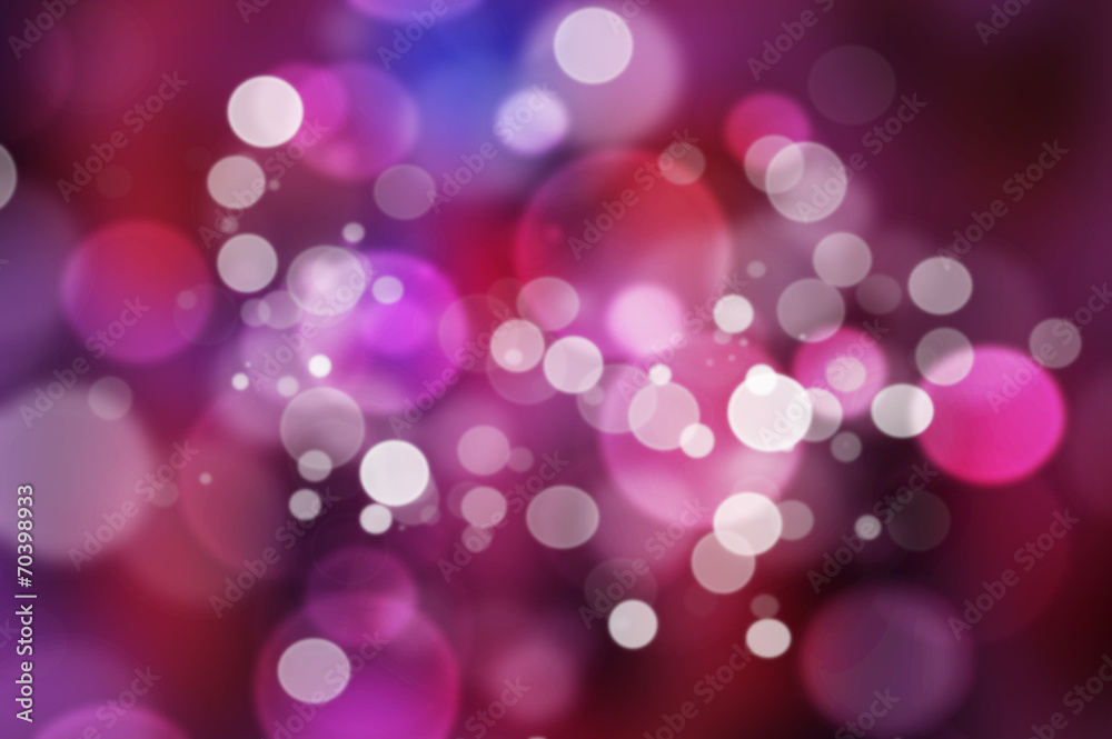 Purple Festive Christmas elegant  background with bokeh lights