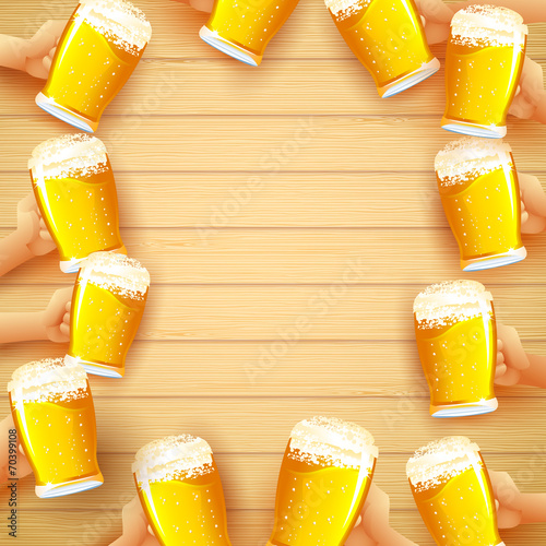 Oktoberfest celebration background