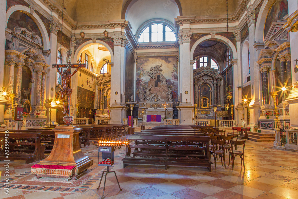 Venice - The church Chiesa di San Moise.