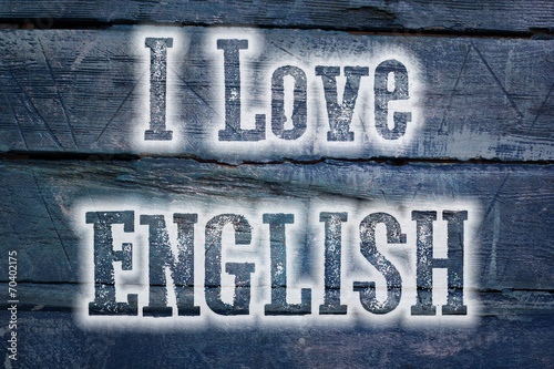 Love English Concept