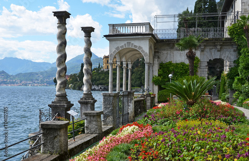 View to the lake Como from villa Monastero. Italy