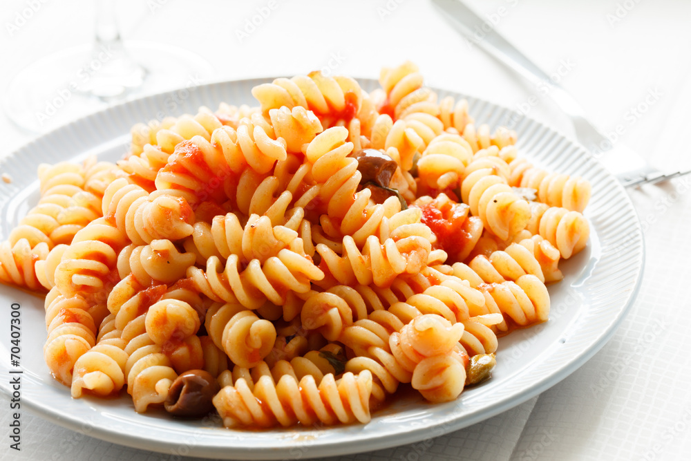 pasta with tomato sauce pasta with tomato sauce