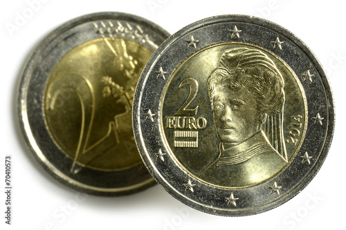 Österreichische Euromünzen Austrian euro coins 奧地利的歐元硬幣 photo