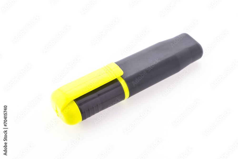 highlighter pen isolated on white background highlighter pen isolated on white background