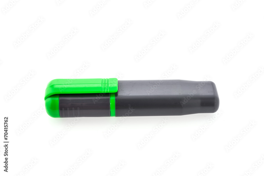 highlighter pen isolated on white background highlighter pen isolated on white background