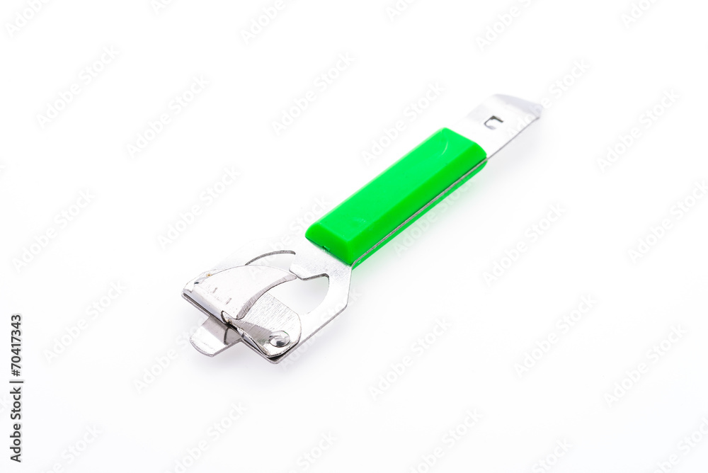 Can opener isolated on white background Can opener isolated on white background