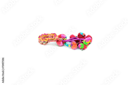 Colorful scrunchies
