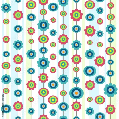 abstract floral seamless pattern