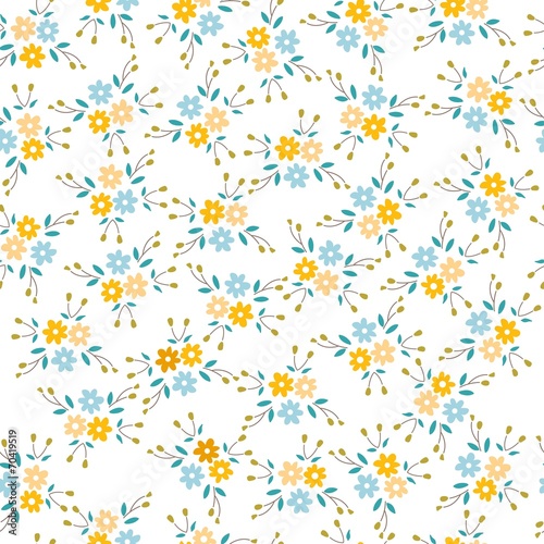 small flowers seamless pattern