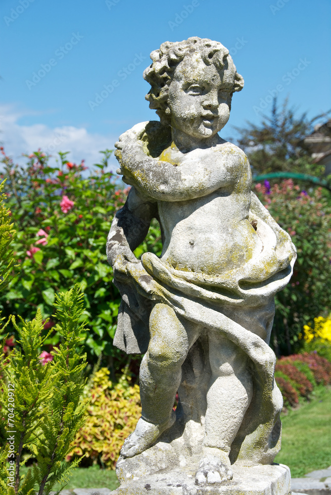 Statue in a nice garden