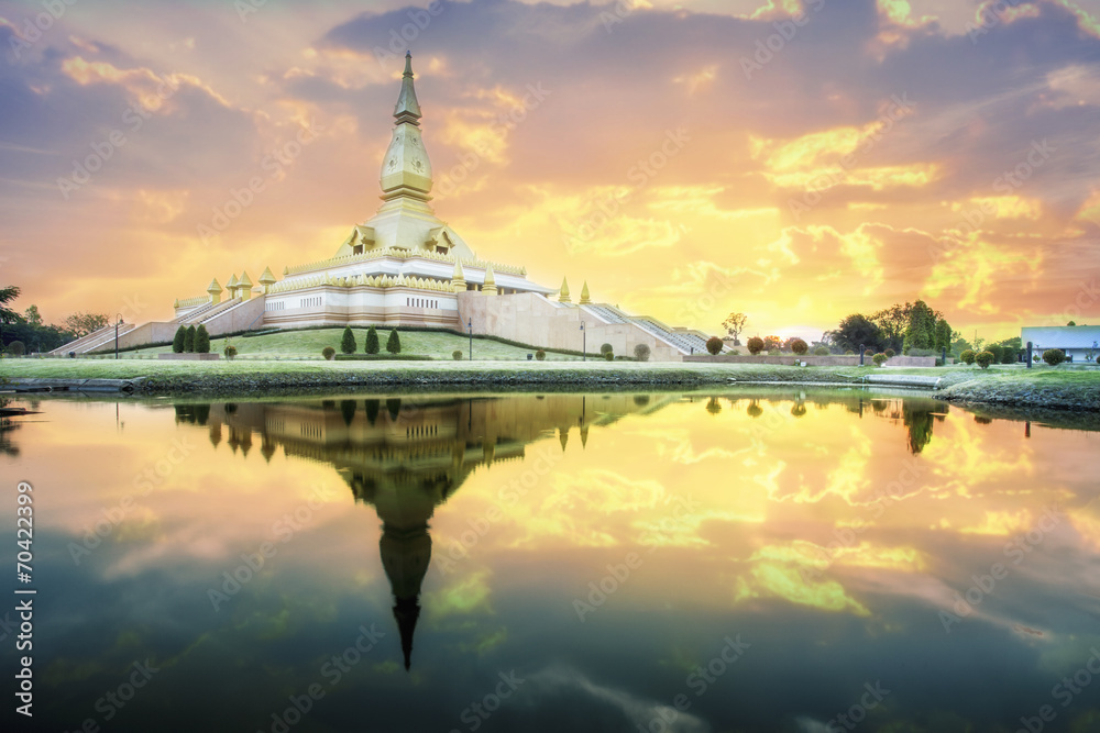 Obraz premium Pagoda Mahabua, Roi-Et, Thailand