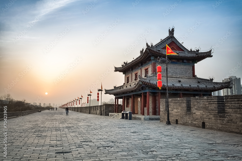 Fototapeta premium ancient city of xian