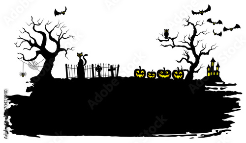spooky halloween background