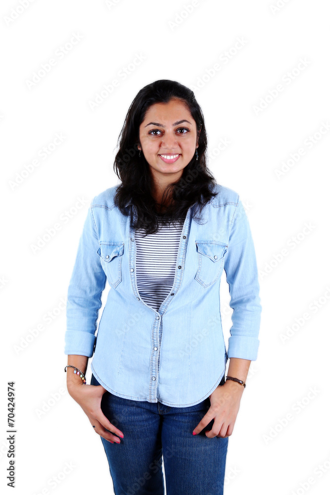 Portrait of young Asian student, isolated on white background Portrait of young Asian student, isolated on white background