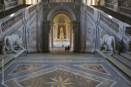 Caserta Royal Palace, honour Grand Staircase