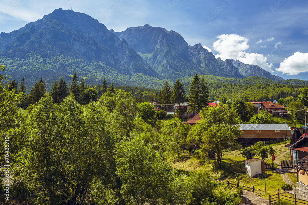 Mountain landscape, Bucegi massif, Romania