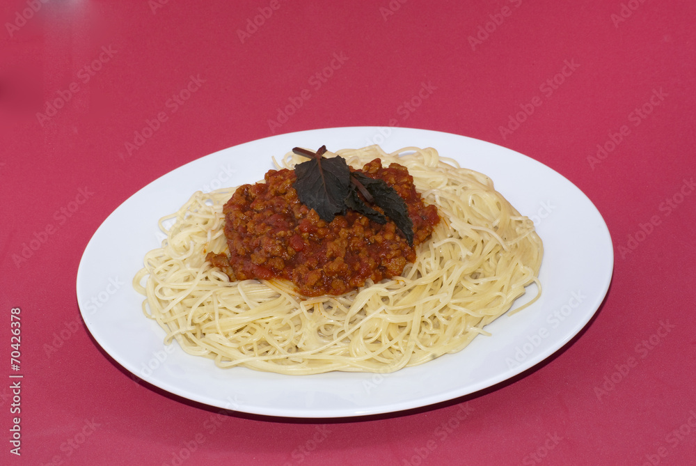 Spaghetti bolognese