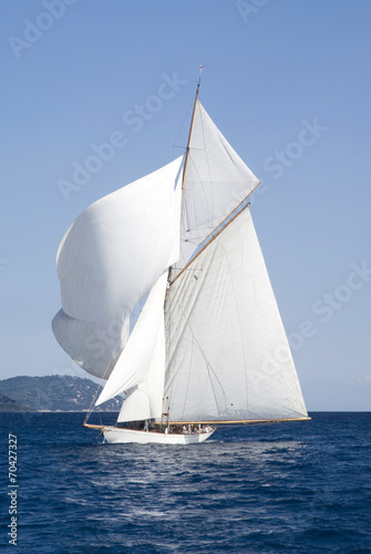 Vintage sailboat