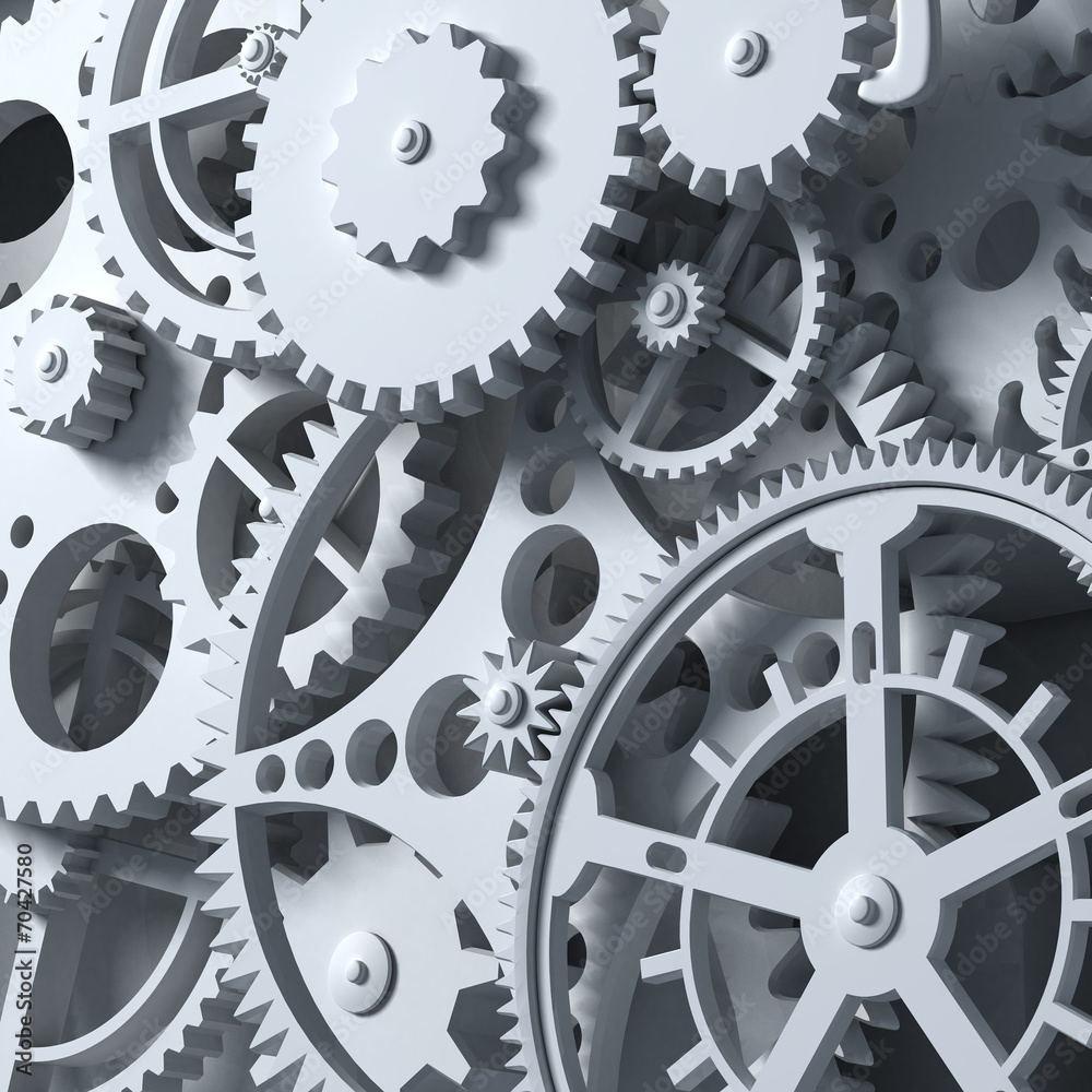 Fantasy clockwork or part of a machine. Industry illustration Fantasy clockwork or part of a machine. Industry illustration