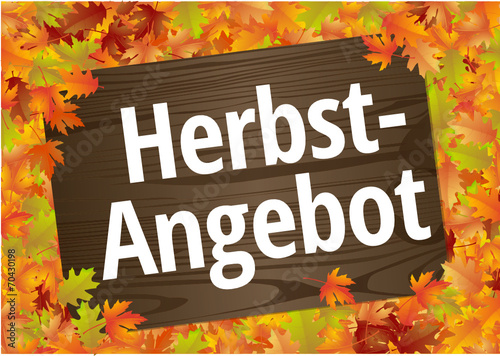 Herbstangebot