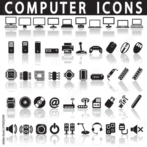 Icons of computer
