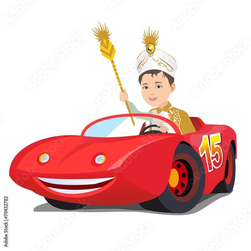 children in the car