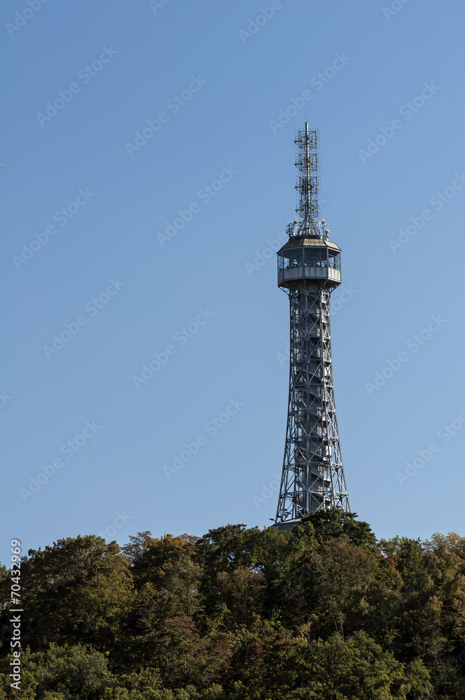 Petrin lookout tower, Prague.