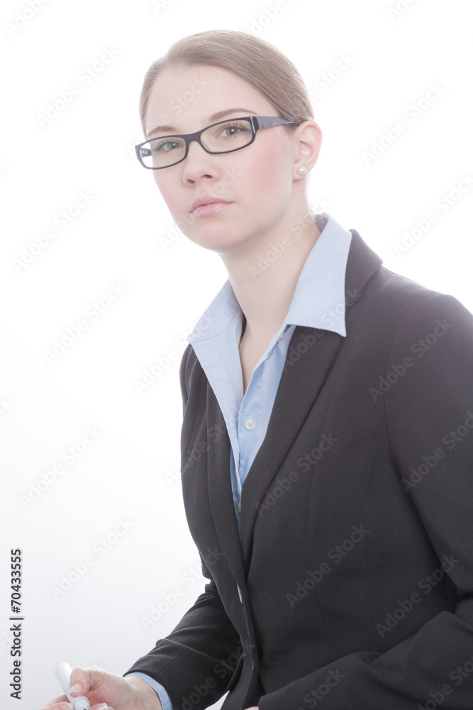 Junge Geschäftsfrau Junge Geschäftsfrau