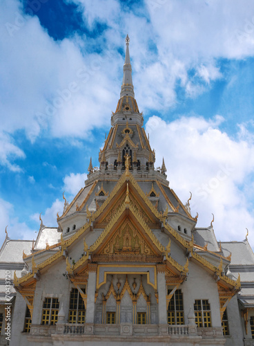 Canvastavla Watt Thai in Thailand