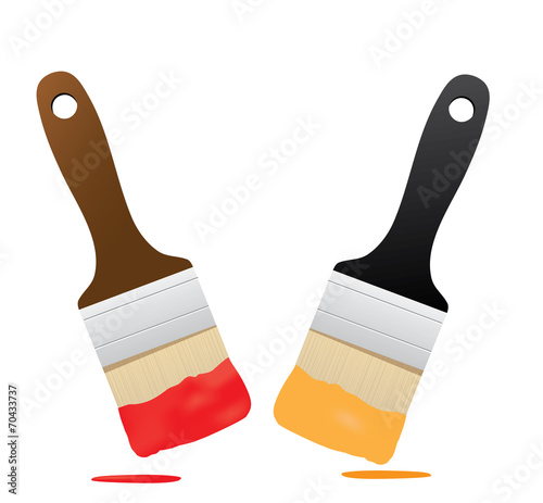 Brush Isolated on white backgroun