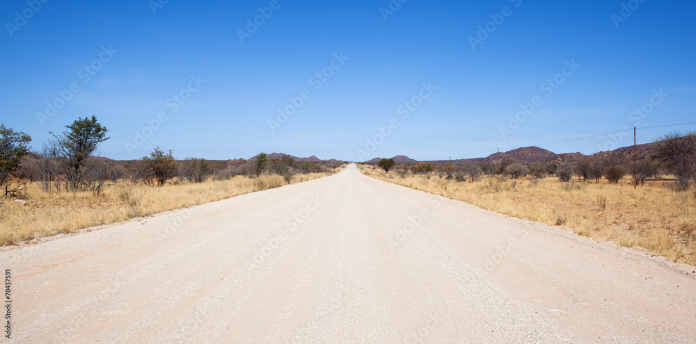 Strada nel deserto Strada nel deserto