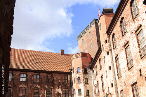 Blick auf den Turm von Schloss Koldinghus in Kolding - Dänemark