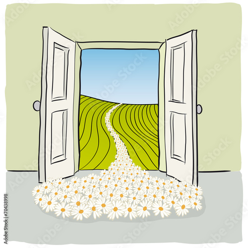 open door