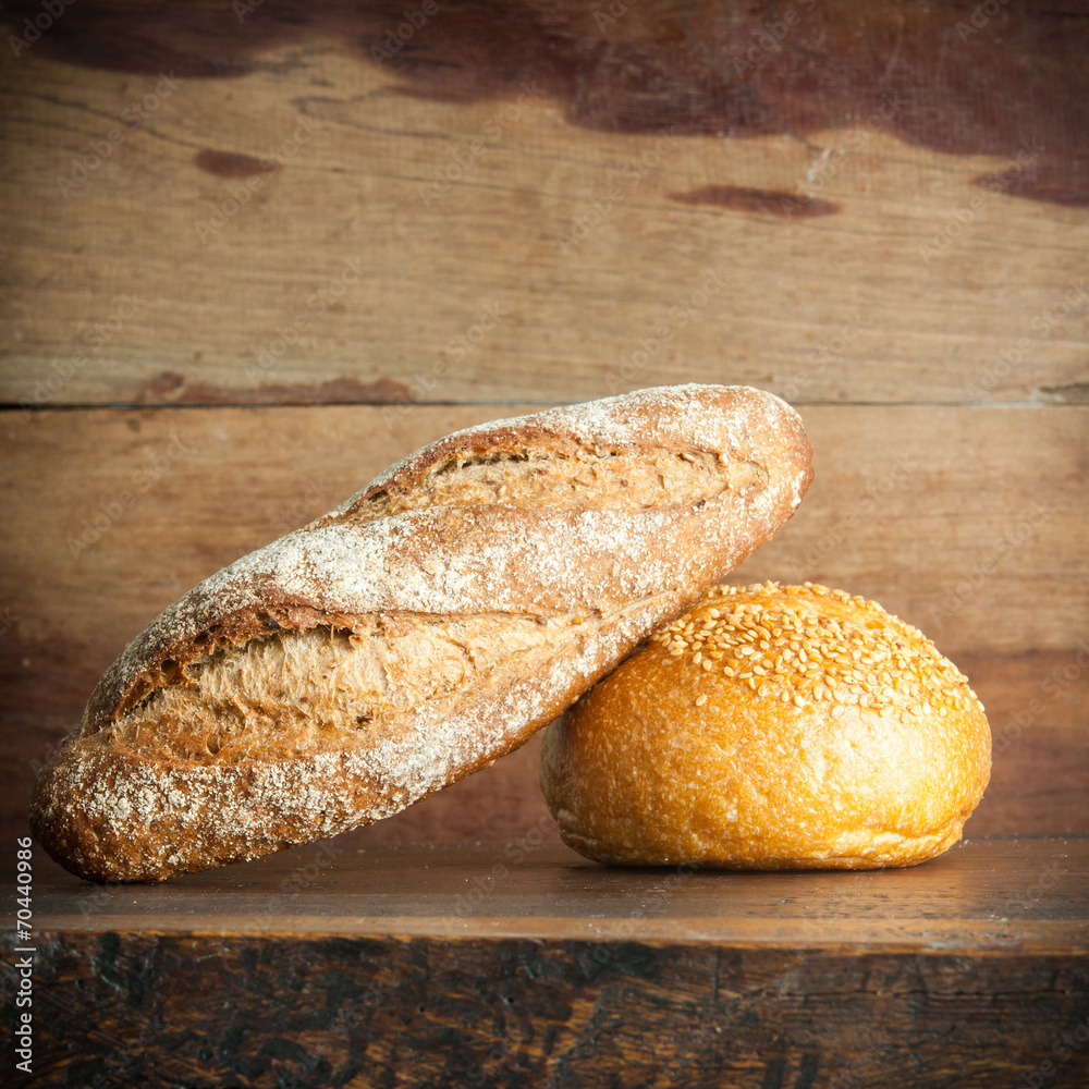 Close-up of bread.