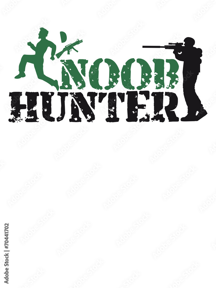 Noob Hunter Army Logo