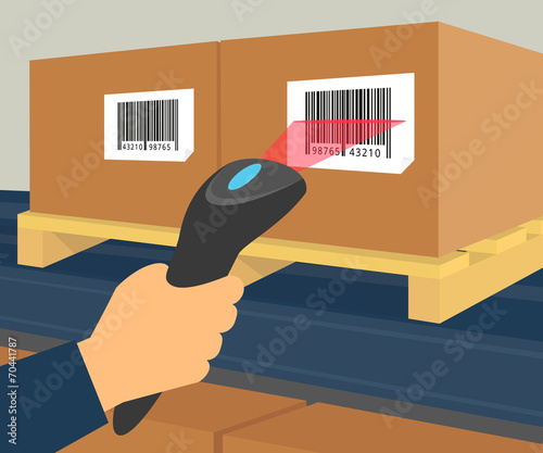 Barcode scanning at the warehouse