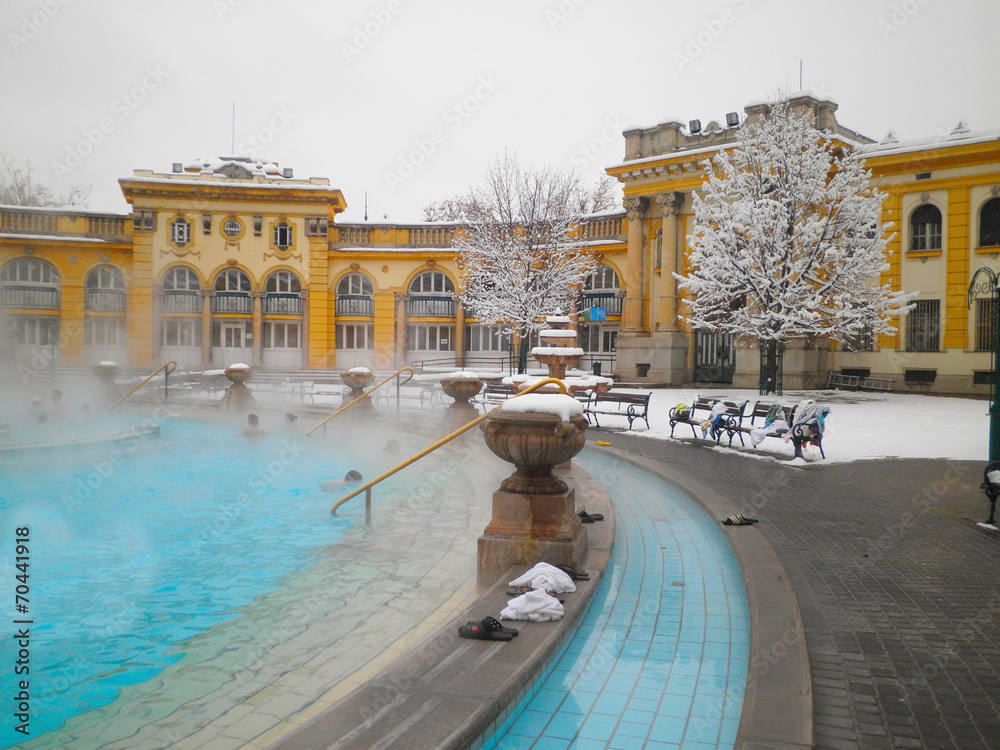 Fototapeta premium Szechenyi thermal bath in Budapest